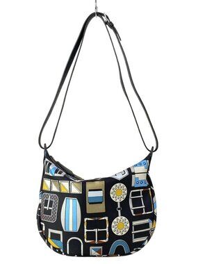HERMES Sur soie to go Blue Marine Craie Black Silk Veau Swift B Shoulder Bag